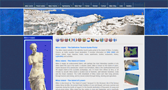 Desktop Screenshot of milos-island.com